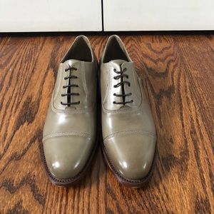 Sartore Grey Leather Oxford sz 37